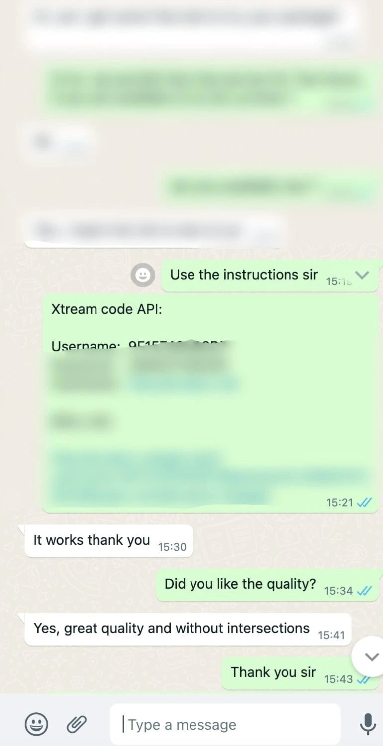 Viking IPTV WhatsApp review 2