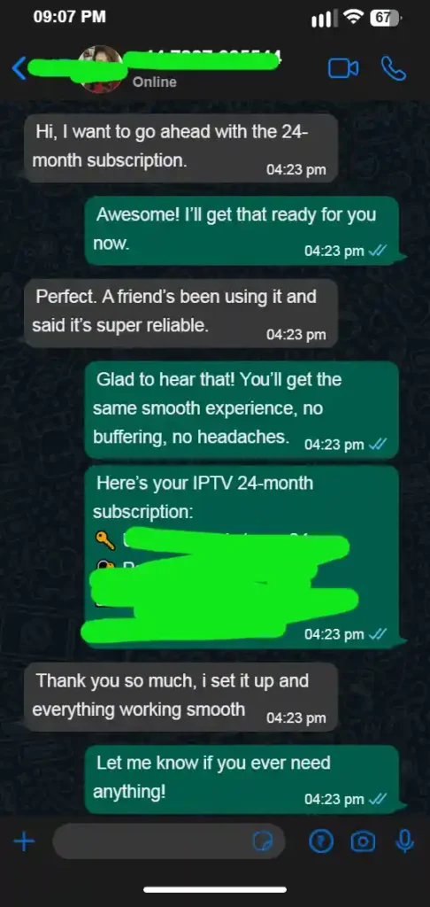 Viking IPTV WhatsApp review 5